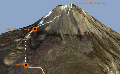 Misti Volcano, Peru, Map, Location, & Facts